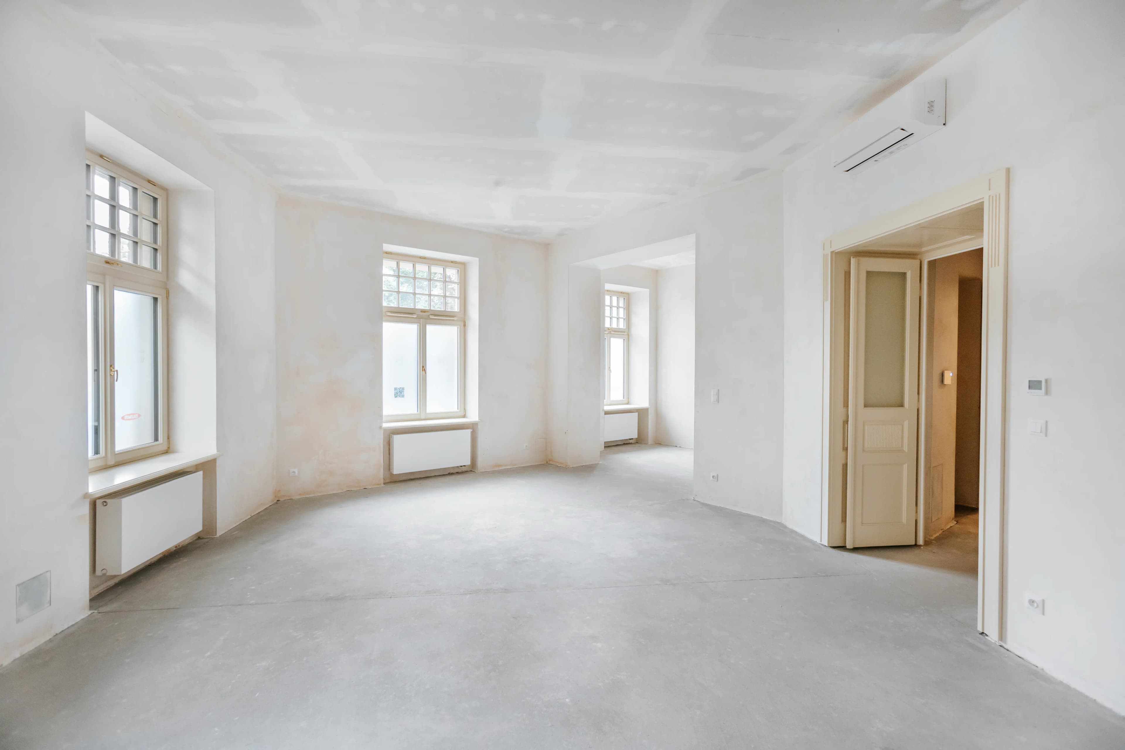 Wnętrze apartamentu (w budowie)