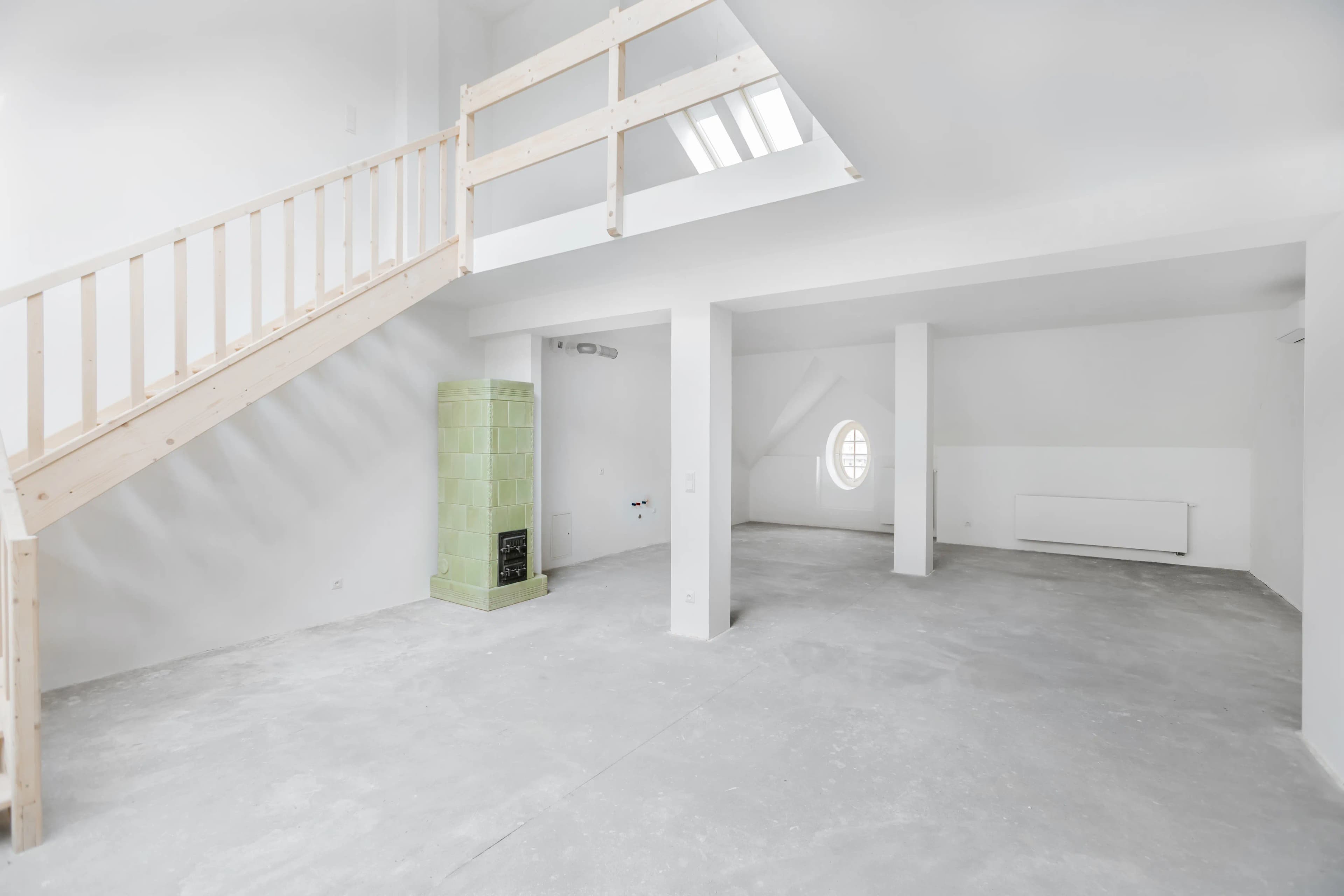 Wnętrze apartamentu (w budowie)