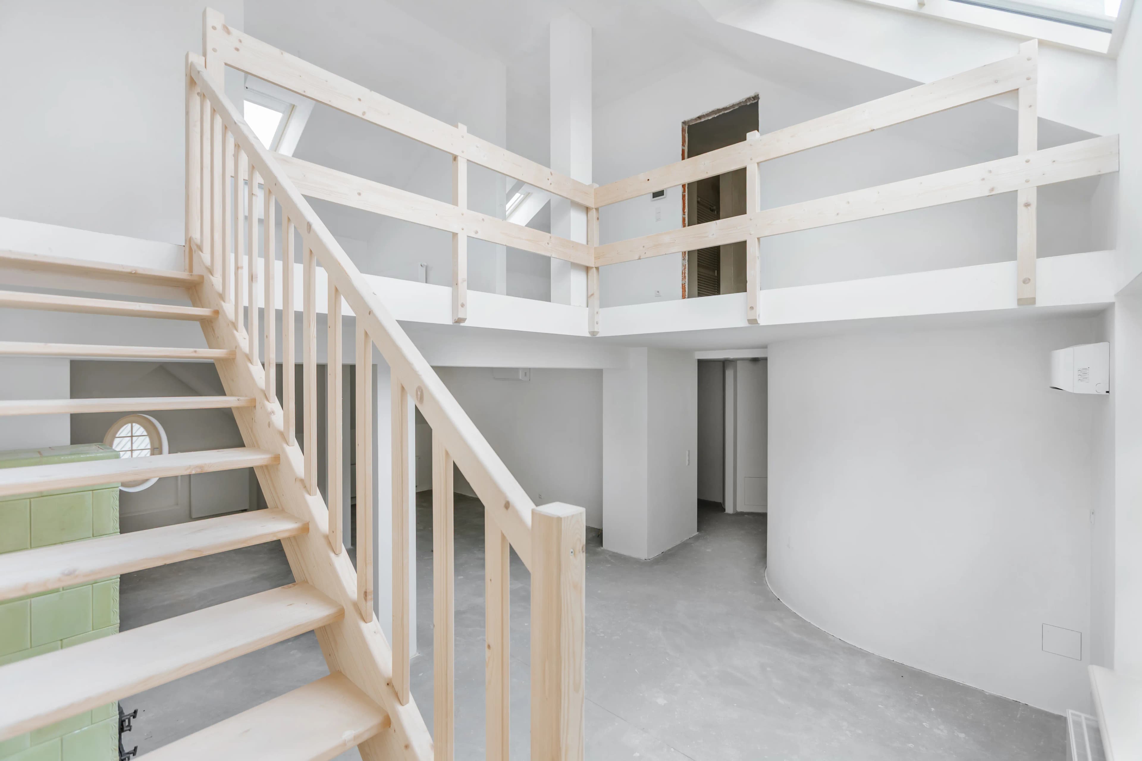 Wnętrze apartamentu (w budowie)