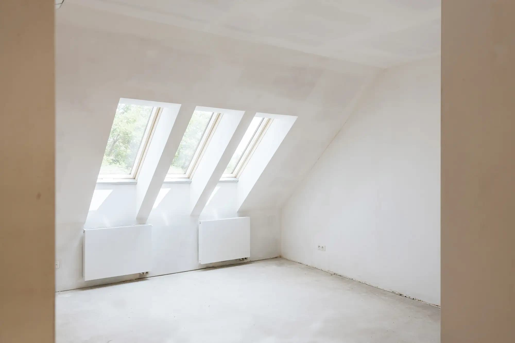 Wnętrze apartamentu (w budowie)