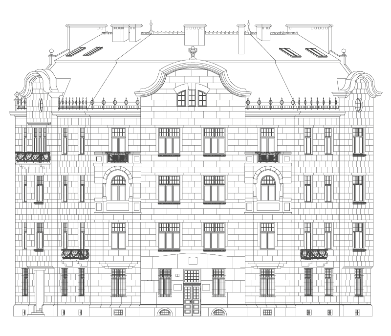 Wenecja 1 – architectural drawing